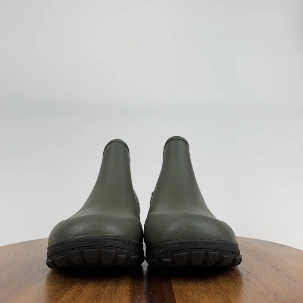 New‎ Mens Bogs Suavie Green Waterproof Slip On Low Chelsea Ankle Bootie Size 9 M